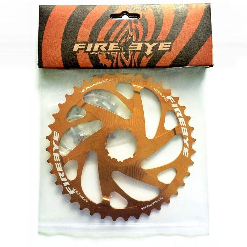 FIREEYE EF 40T SM SPROCKET ORANGE - Bike technics