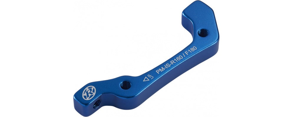 Reverse Disc Brake Adaptor IS to POST FR180/R160MM BLUE