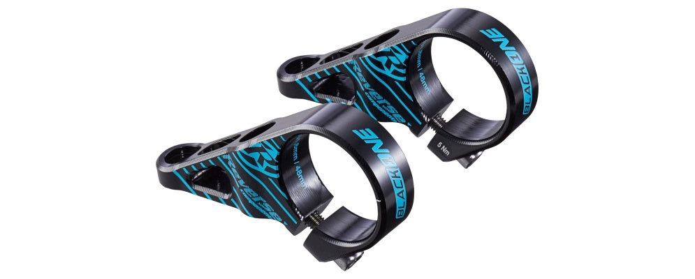 Reverse Stem Black One DH Direct Mount 48mm BLACK/BLUE
