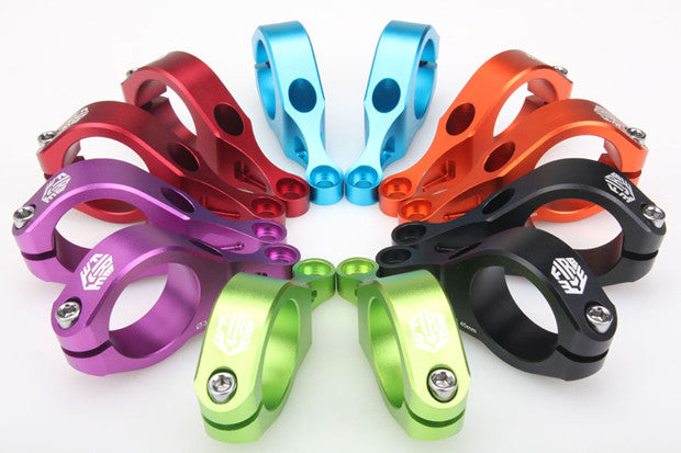 FIREEYE FANGS STEM 31.8 45MM RED - Bike technics