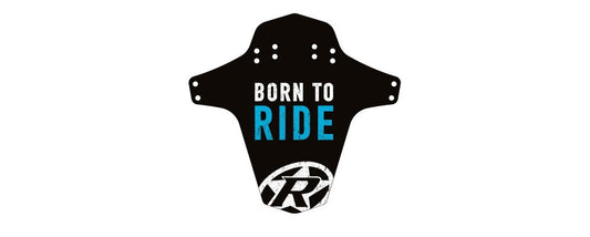 REVERSE MUD GUARD-BORN TO RIDE LIGHT BLUE - Bike technics