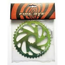 FIREEYE EF 40T SM SPROCKET GREEN - Bike technics