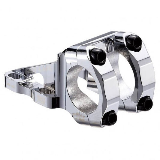Reverse Stem Fast Lane 31.8mm 50mm Direct Mount SILVER POLISH
