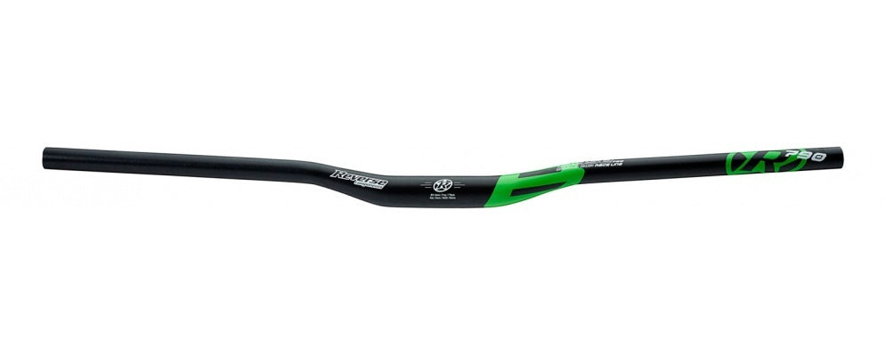 Reverse Handlebar Base 790 31.8mm 35mm Rise BLACK/GREEN