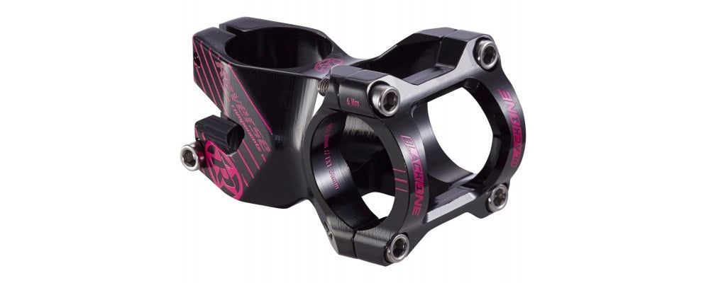 Reverse Stem Black One Enduro 50mm 31.8mm FLAT BLACK/CANDY