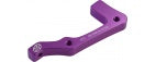 Reverse Brake Adaptor IS to POST FR180/R160MM PURPLE