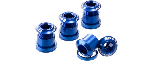 Reverse Chainring Bolt Set DARK BLUE