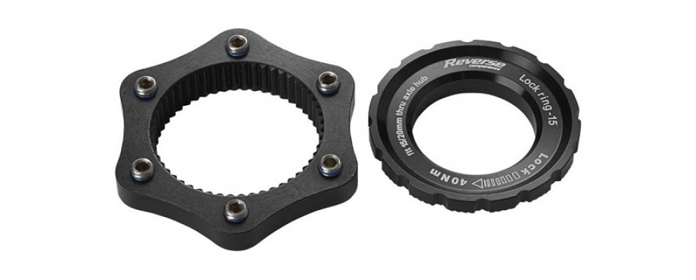 Reverse Adaptor for Centre Lock BLACK