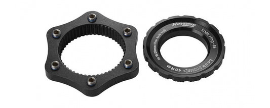 Reverse Adaptor for Centre Lock BLACK