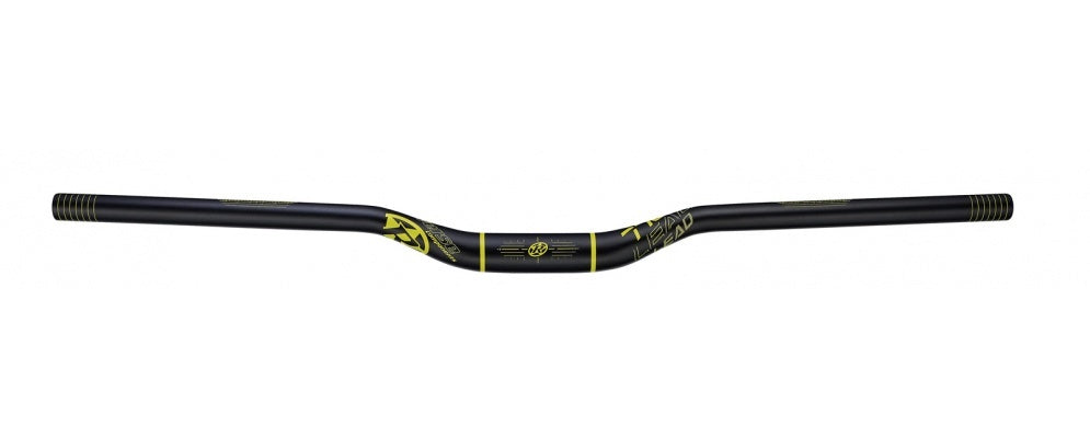 Reverse Handlebar Lead 770mm 31.8mm 25mm Rise BLACK/YELLOW
