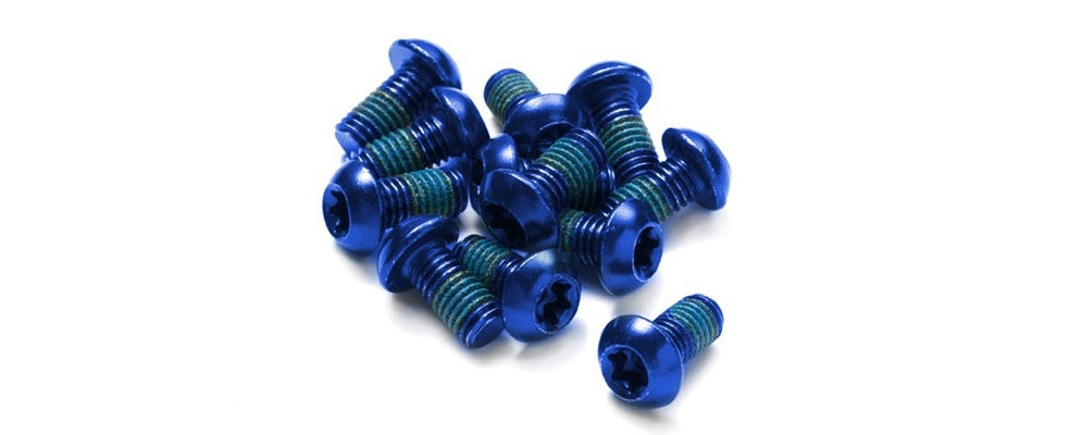 Reverse Rotor Bolt Set 12pcs BLUE