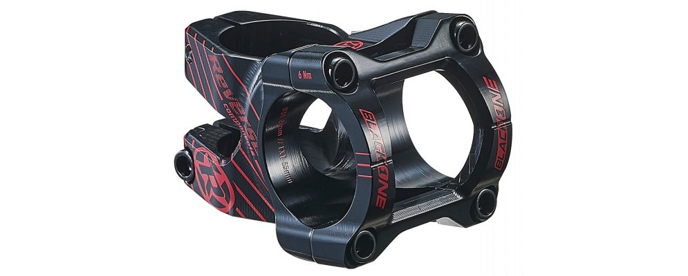 REVERSE Stem BLACK-ONE Enduro 35MM 31.8MM Black/Red