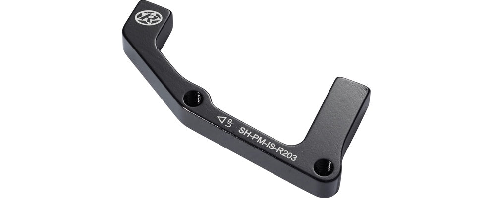 Reverse Disc Brake Adaptor IS to POST 203mm BLACK