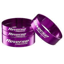 Reverse Headset Spacer Set Aluminium PURPLE