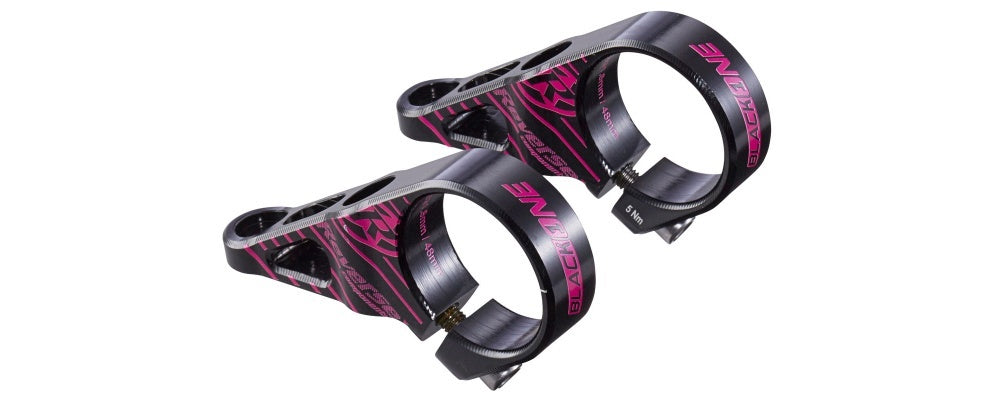 Reverse Stem Black One DH Direct Mount 48mm BLACK/CANDY