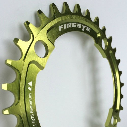 FIREEYE FE N-W CHAIN RING 32T GREEN - Bike technics