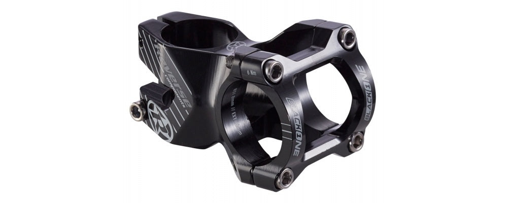 Reverse Stem Black One Enduro 50mm 31.8mm FLAT BLACK/WHITE