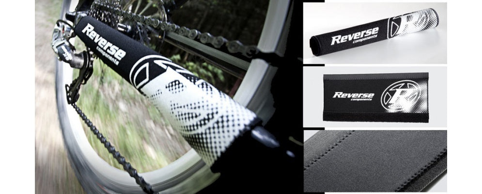 Reverse Chain Stay Cover BLACK/WHITE