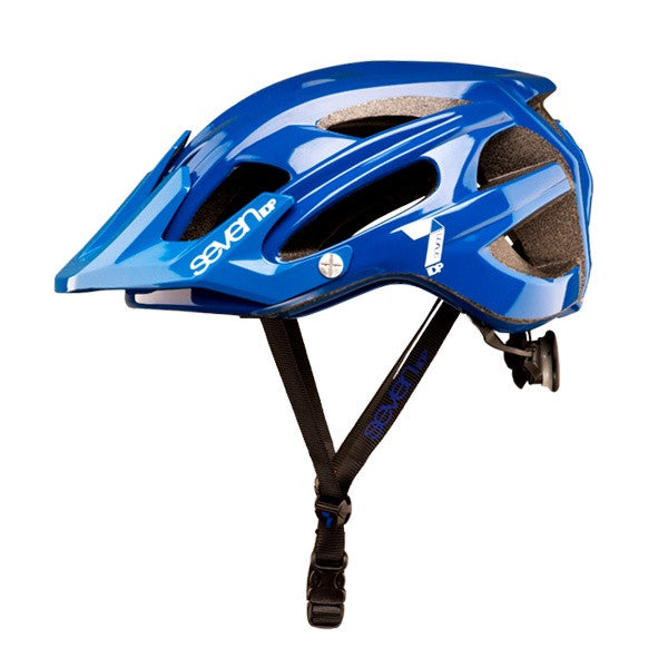 7IDP M4 HELMET GLOSS BLUE/WHITE L/XL - Bike technics