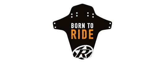 REVERSE MUD GUARD-BORN TO RIDE FOX ORANGE - Bike technics