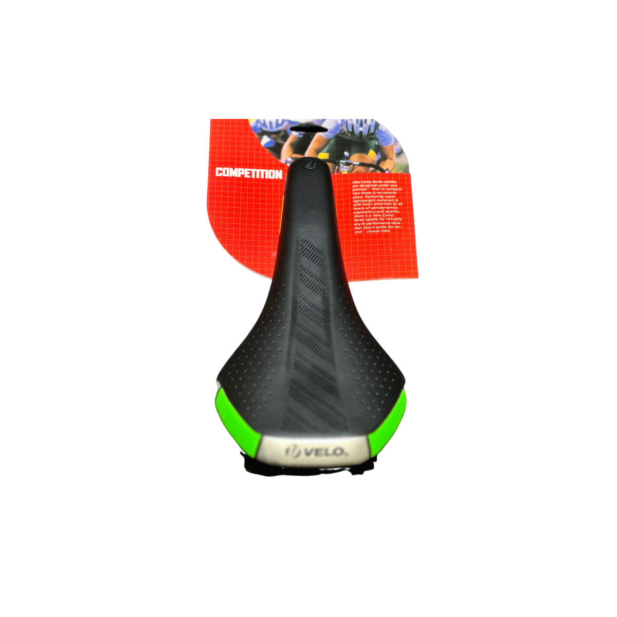 Velo Saddle VL-1745 Cr-Mo Rail BLACK