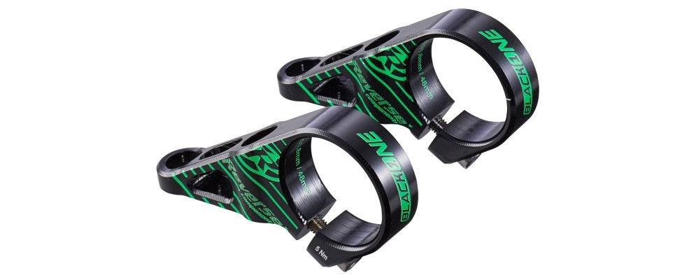Reverse Stem Black One DH Direct Mount 48mm BLACK/GREEN
