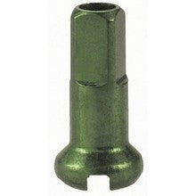 ALLOY NIPPLES GREEN - Bike technics