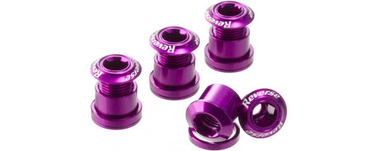 Reverse Chainring Bolt Set PURPLE