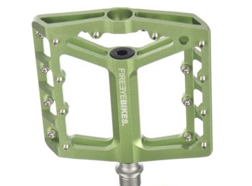 FIREEYE BROIL PEDAL CROMOLY AXLE APPLE GREEN - Bike technics