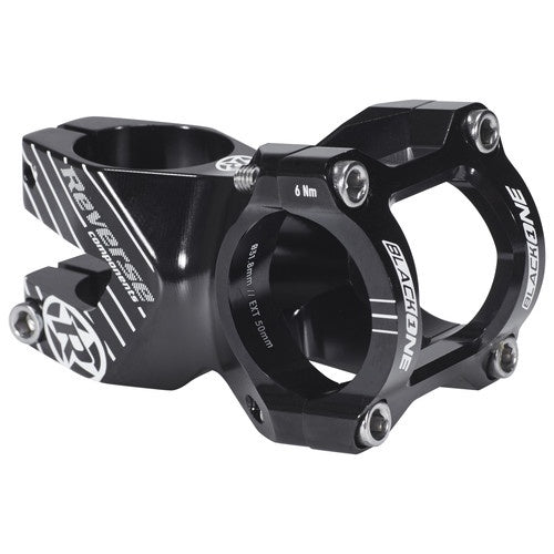 REVERSE Stem Black-ONE Enduro 35MM 31.8MM Black/White