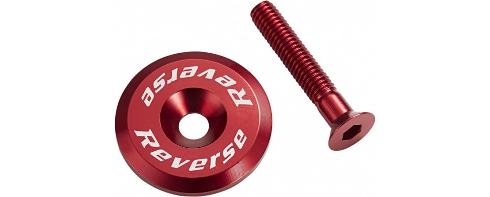 Reverse Stem Cap RED