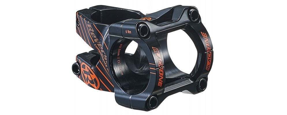 REVERSE Stem Black-ONE Enduro 35MM 31.8MM Black/Orange