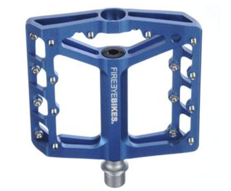 FIREEYE BROIL PEDAL CROMOLY AXLE BLUE - Bike technics