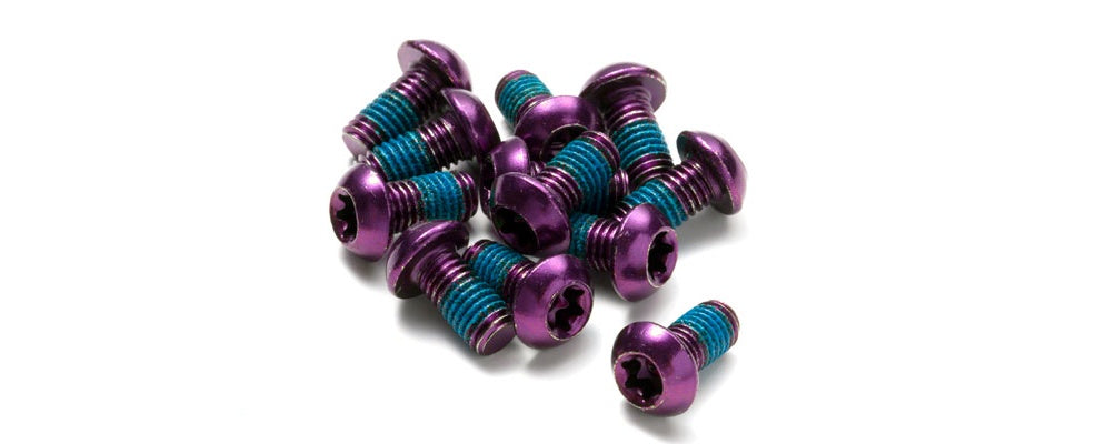 Reverse Components Rotor Bolt Set 12pcs PURPLE