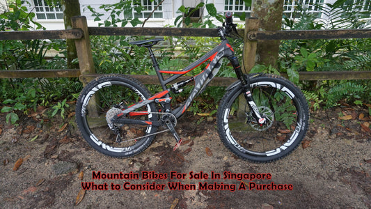 Mountain Bikes For Sale In Singapore: What to Consider When Making A Purchase
