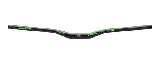 Reverse Handlebar RCC Carbon 810mm 31.8mm 25mm Rise GLOSSY DIFFUSED NEON GREEN