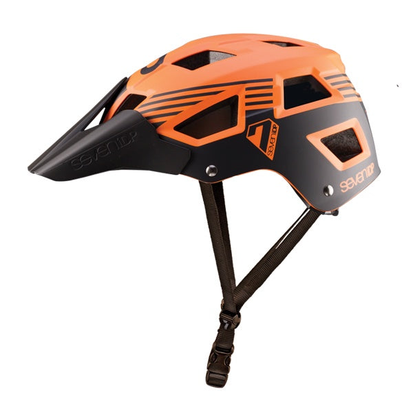 7iDP Helmet M5 MATTE ORANGE/BLACK S/M