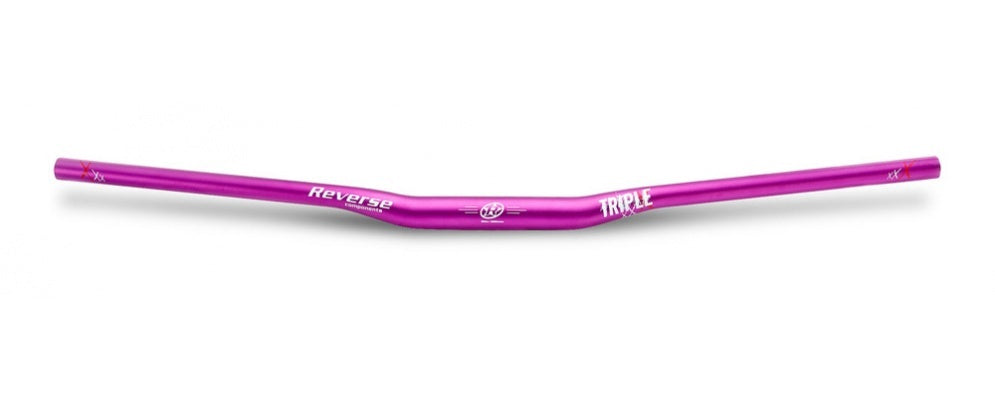 REVERSE HANDLEBAR TRIPLE X 820MM 31.8MM 13MM PURPLE